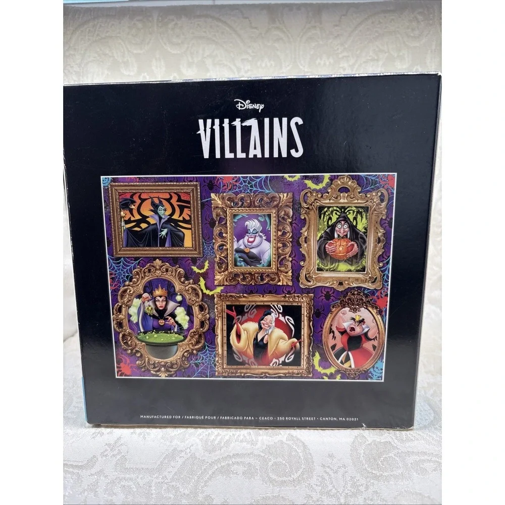 NIB Disney Villains 1000 Piece Puzzle 24×18 Red Barn Ceaco Puzzle